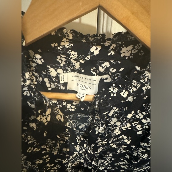 Hobbs London Limited Edition Victoria Printed Dress SZ 4 US 10 UK - Picture 7 of 9